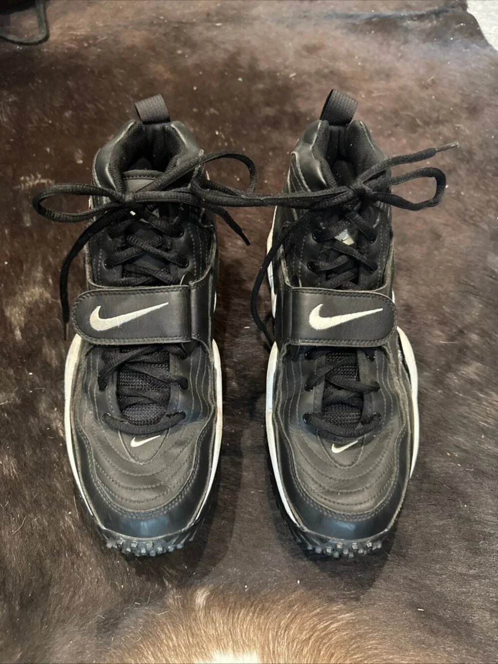 Rare Vintage Nike Zoom Air Pro Football Trainer Shoes (1999) Size 10.5